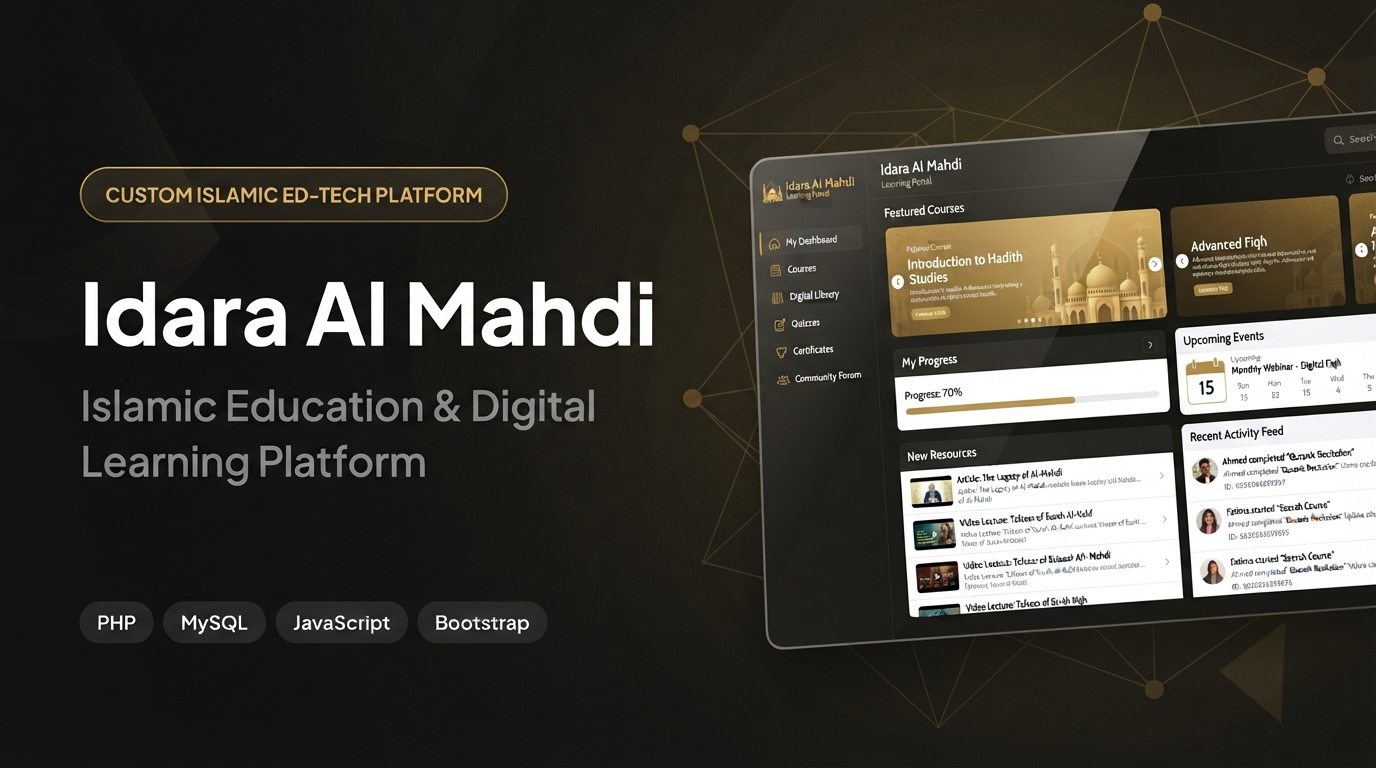 Idara Al Mahdi - Islamic Education & Digital Learning Platform