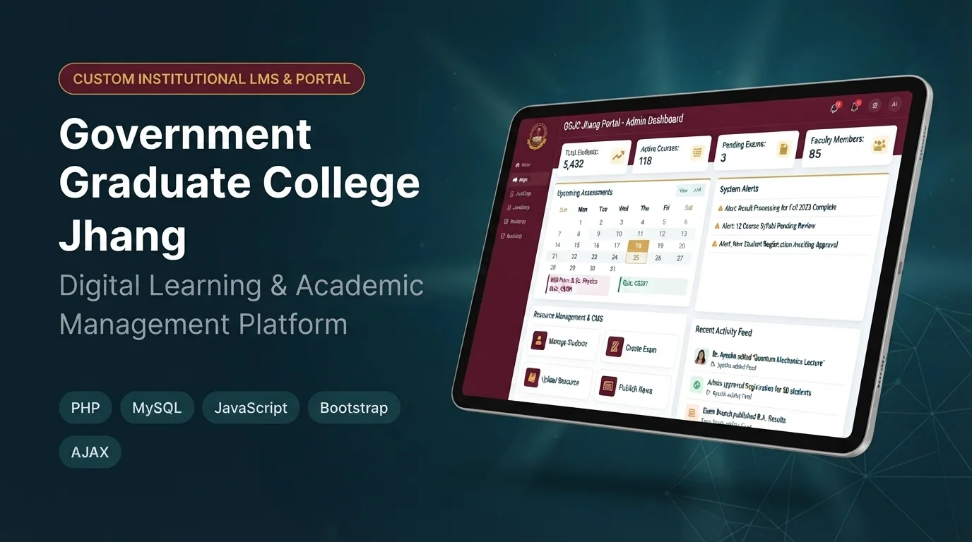 Digital Learning & Academic Management Platform